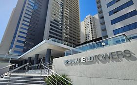 BROOKFIELD TOWERS, JARDIM GOIÁS, DE FRENTE AO FLAMBOYANT SHOPPING , A 6,7 KM DO AUTÓDROMO, COM ESTACIONAMENTO GRÁTIS, ENXOVAL DE CAMA E BANHO COMPLETO, ACADEMIA, LAVANDERIA, LOJA DE CONVENIÊNCIA E RECEPÇÃO 24Hs BY REI DOS FLATS